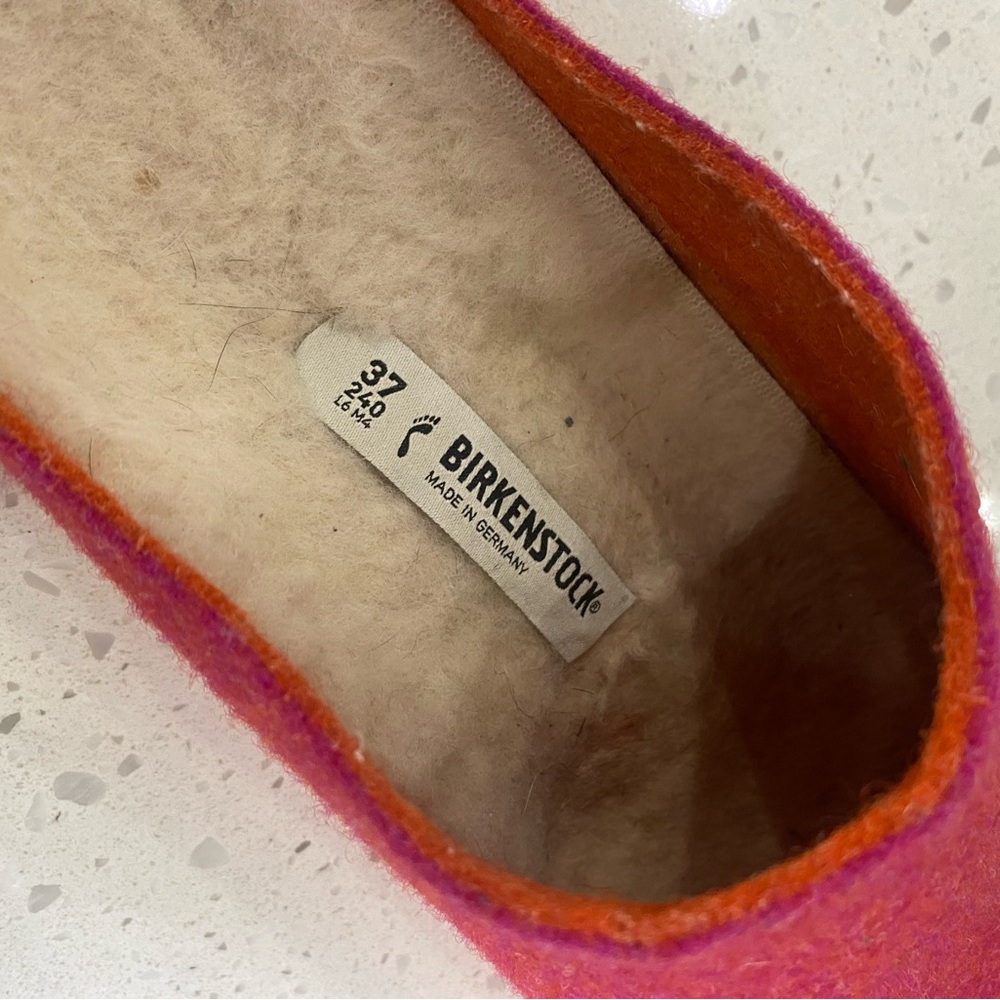 EUC Birkenstock Kaprun Rivet Doubleface Wool Clogs EU37 - Picture 7 of 8